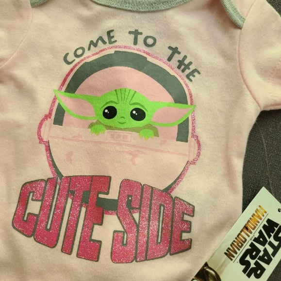New 2piece Girls 0/3&3/6 Month StarWars Bundle - Picture 2 of 3